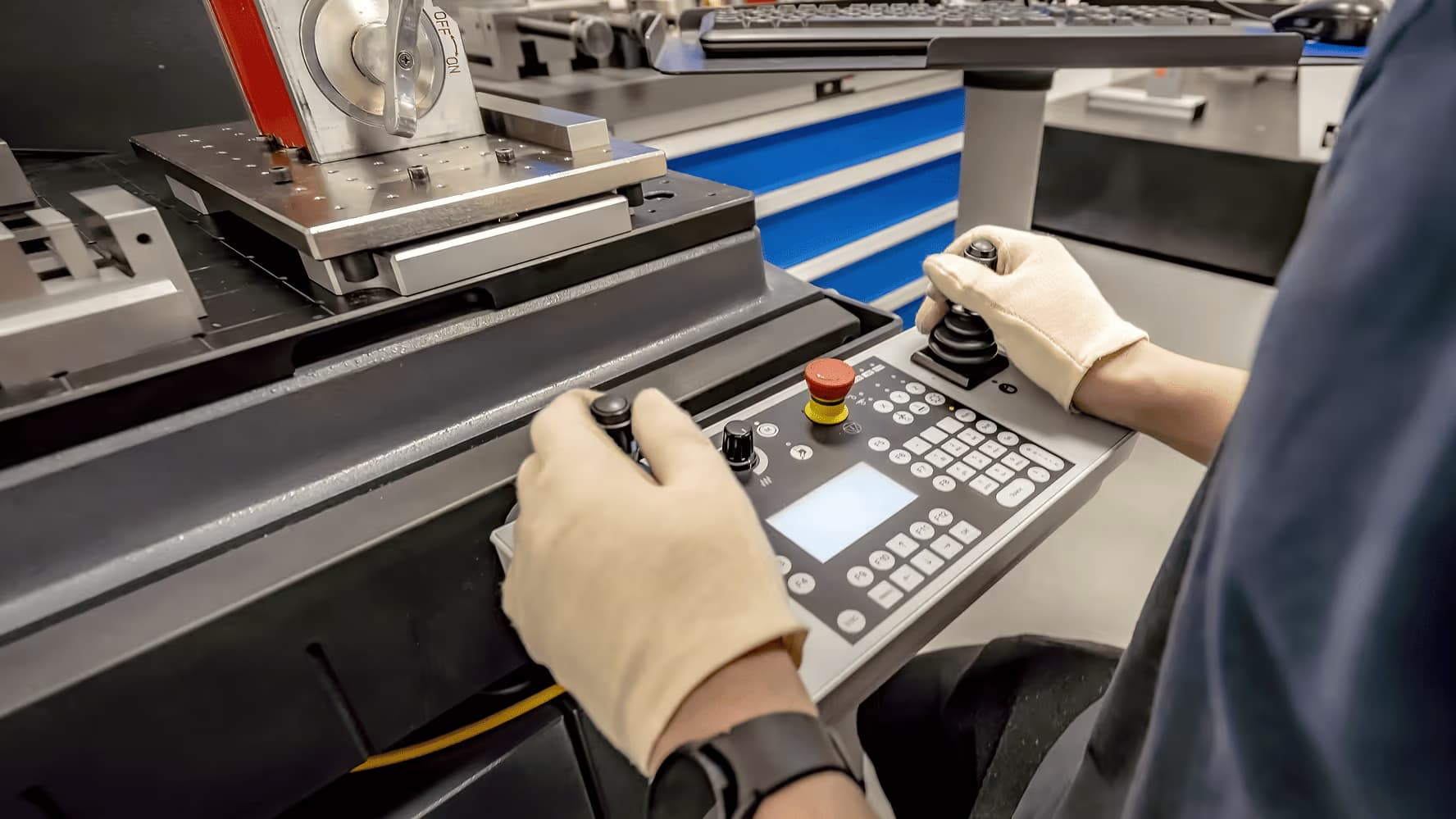 Specialized CNC training on machine